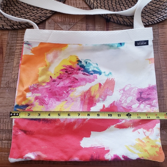 Kate Spade Saturday 3 Way Tie Dye Canvas Shoulder Bag O/S - Picture 12 of 14